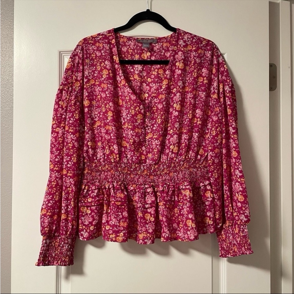 Floral Pink Women's Top